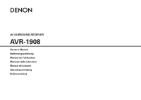 Denon AVR-1908-Owners-Manual 